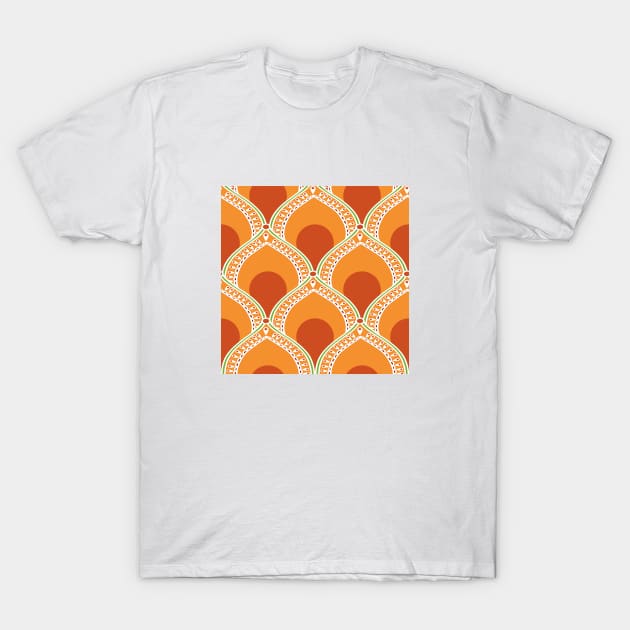 Scales ornament pattern T-Shirt by YuliiaLestes